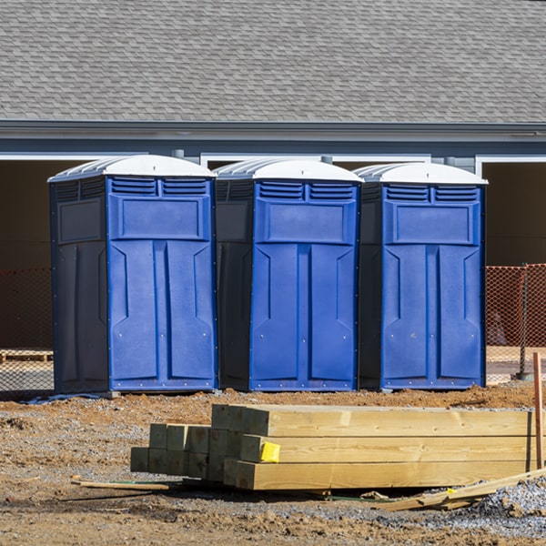 how do you dispose of waste after the porta potties have been emptied in Dumont